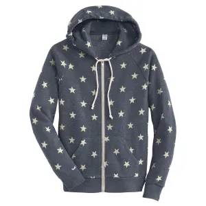 Alternative Women's Stars Adrian Eco-Fleece Zip Hoodie