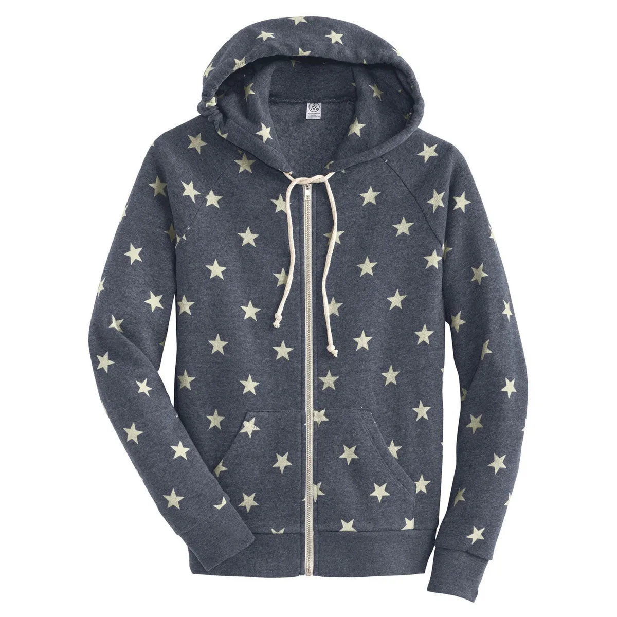 Alternative Women's Stars Adrian Eco-Fleece Zip Hoodie