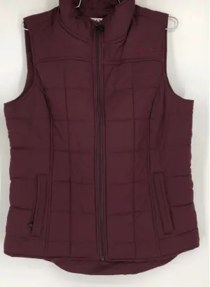 Ariat Women's Maroon Puffer Vest - Size Large