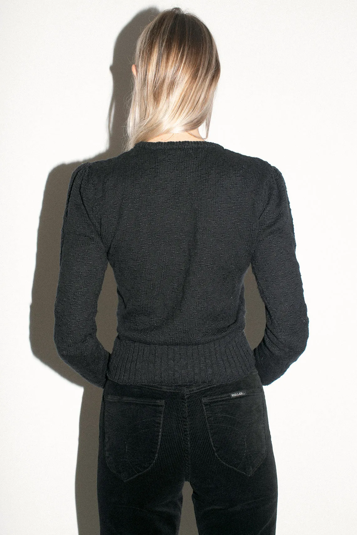 Black Prairie Knit Top