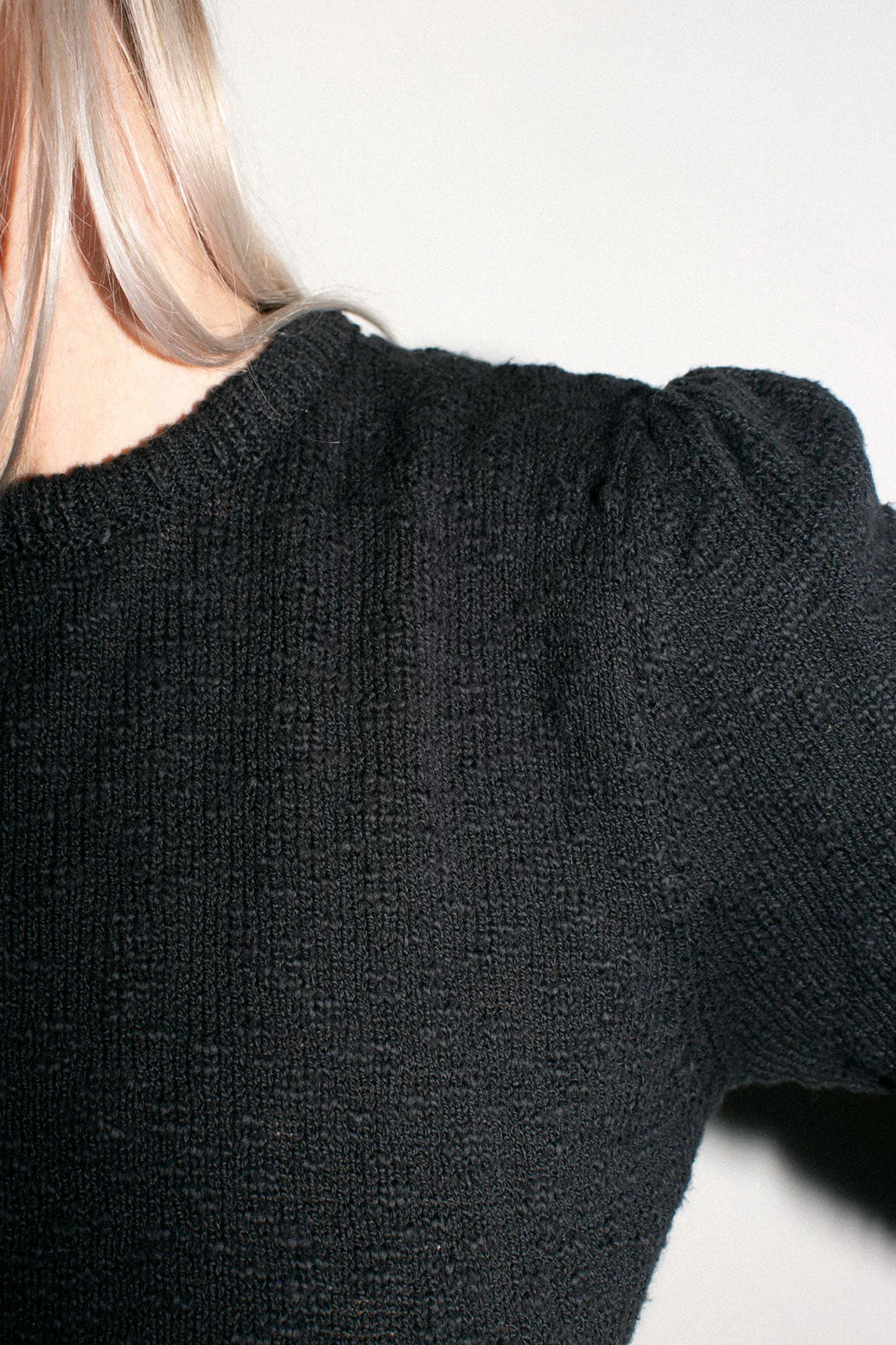 Black Prairie Knit Top