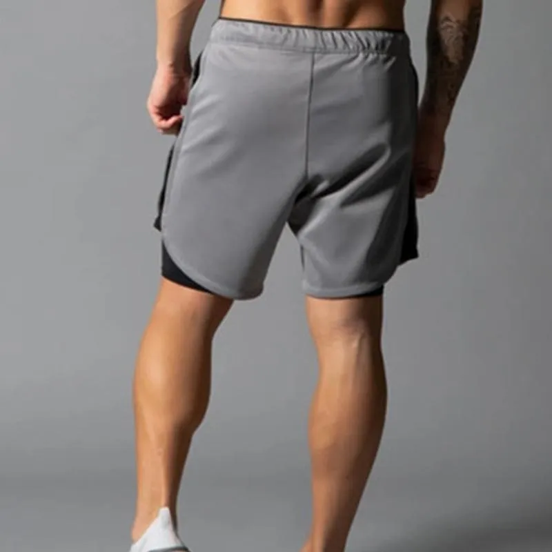 Breathable Five-Point Beach Double-layer Men's Shorts