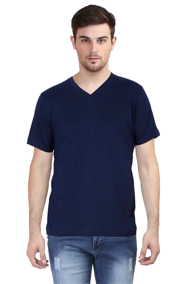 Bright and Bold V Neck T Shirts for Man