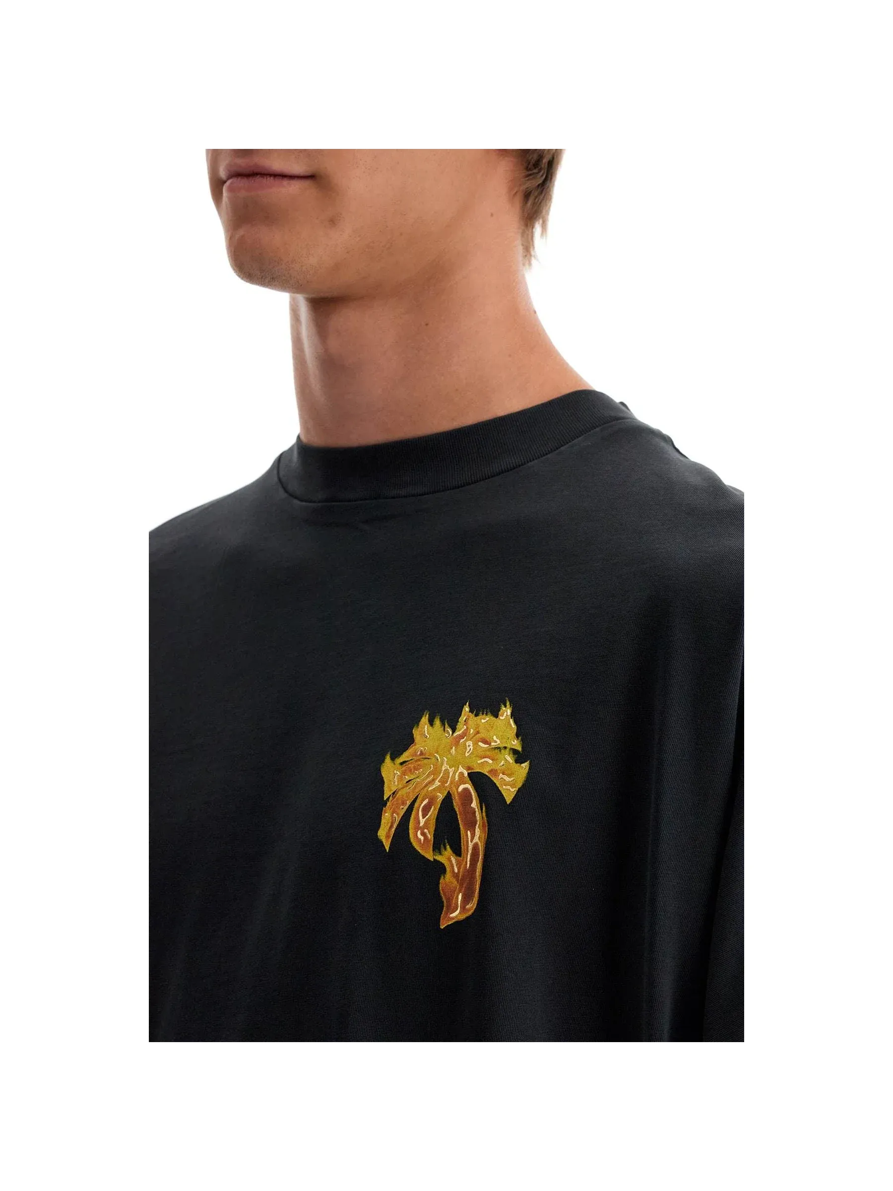 Burning Palm Graphic T-Shirt