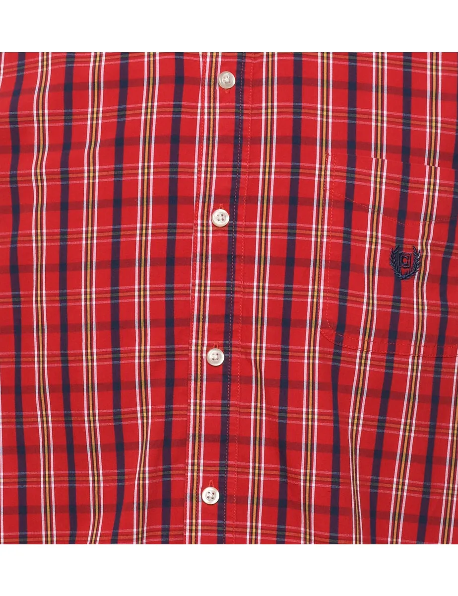 Chaps Red Checked Shirt - L
