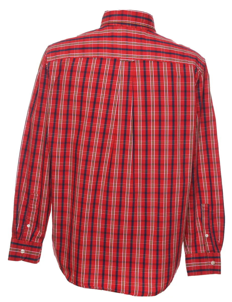 Chaps Red Checked Shirt - L