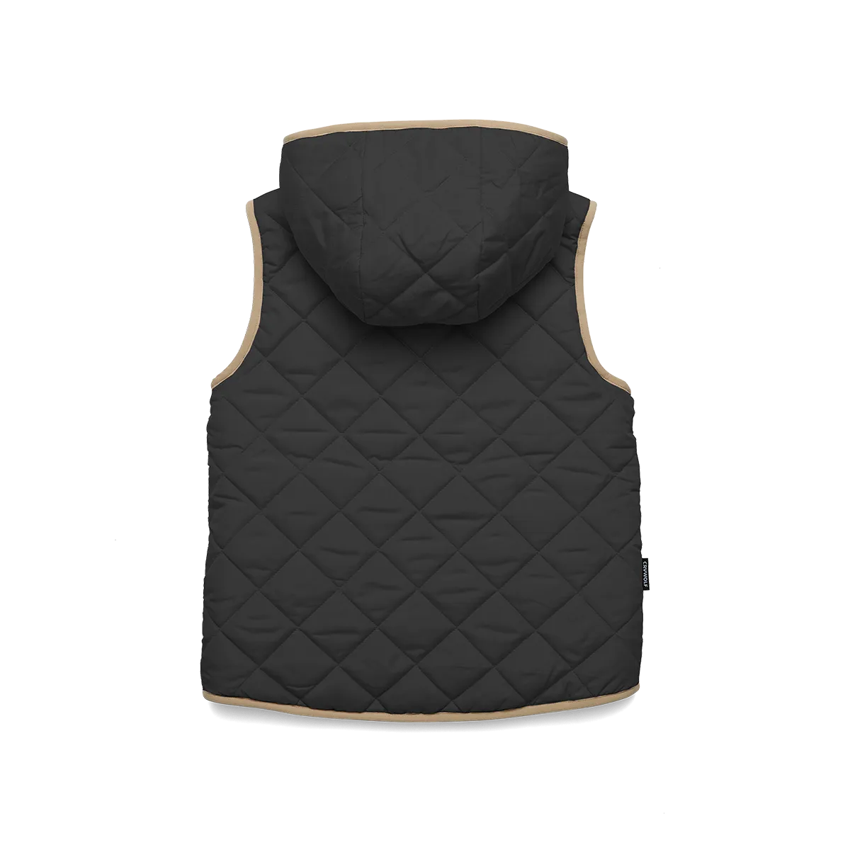 Crywolf Reversible Yeti Vest - Black/Camel