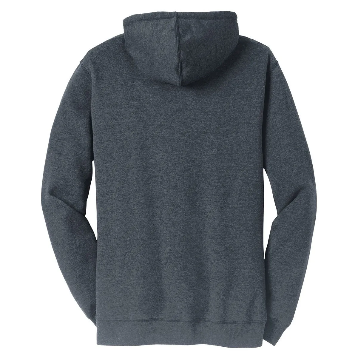 District Made Men's Heathered Navy Lightweight Fleece Hoodie