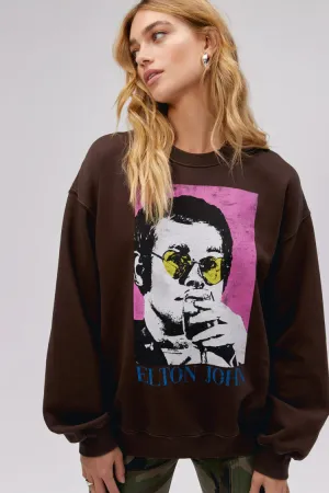 ELTON JOHN HEART GLASSES BF CREW