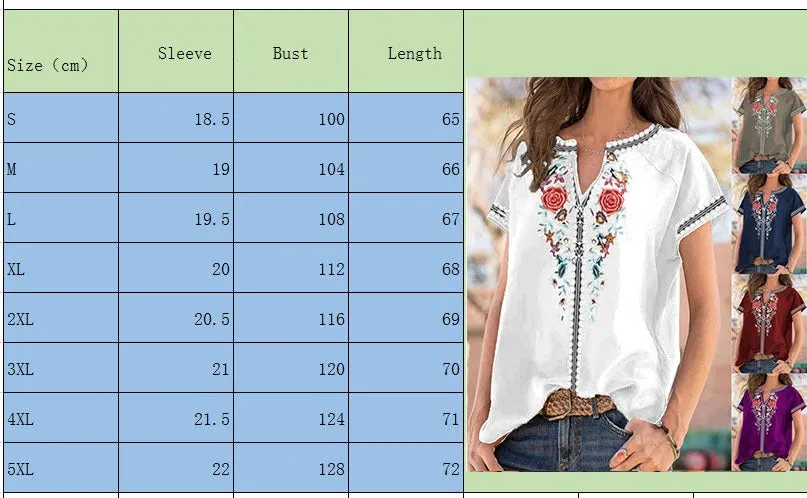 Fashion Ethnic Print Shirt