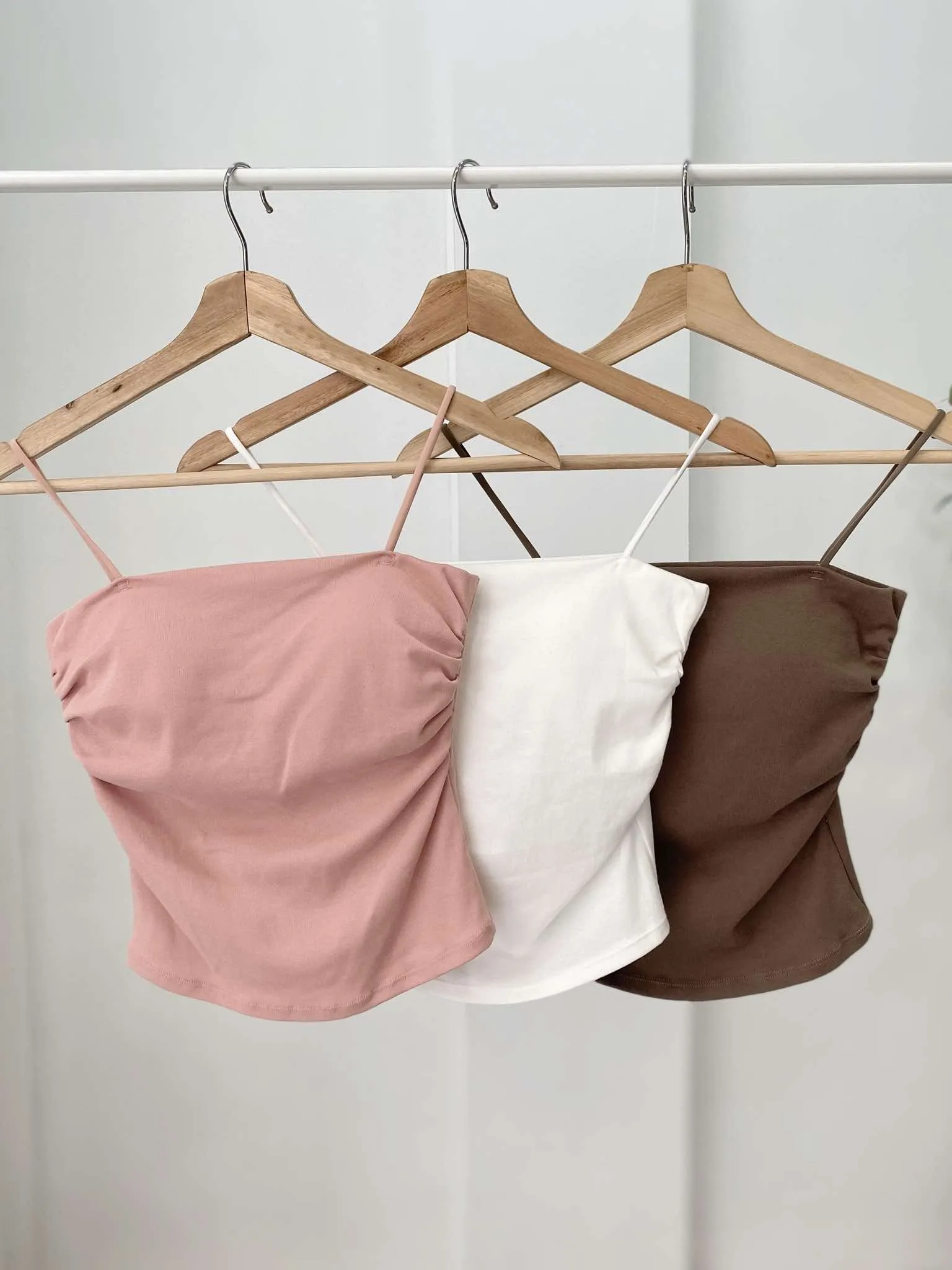 Felya Padded Ruched Top