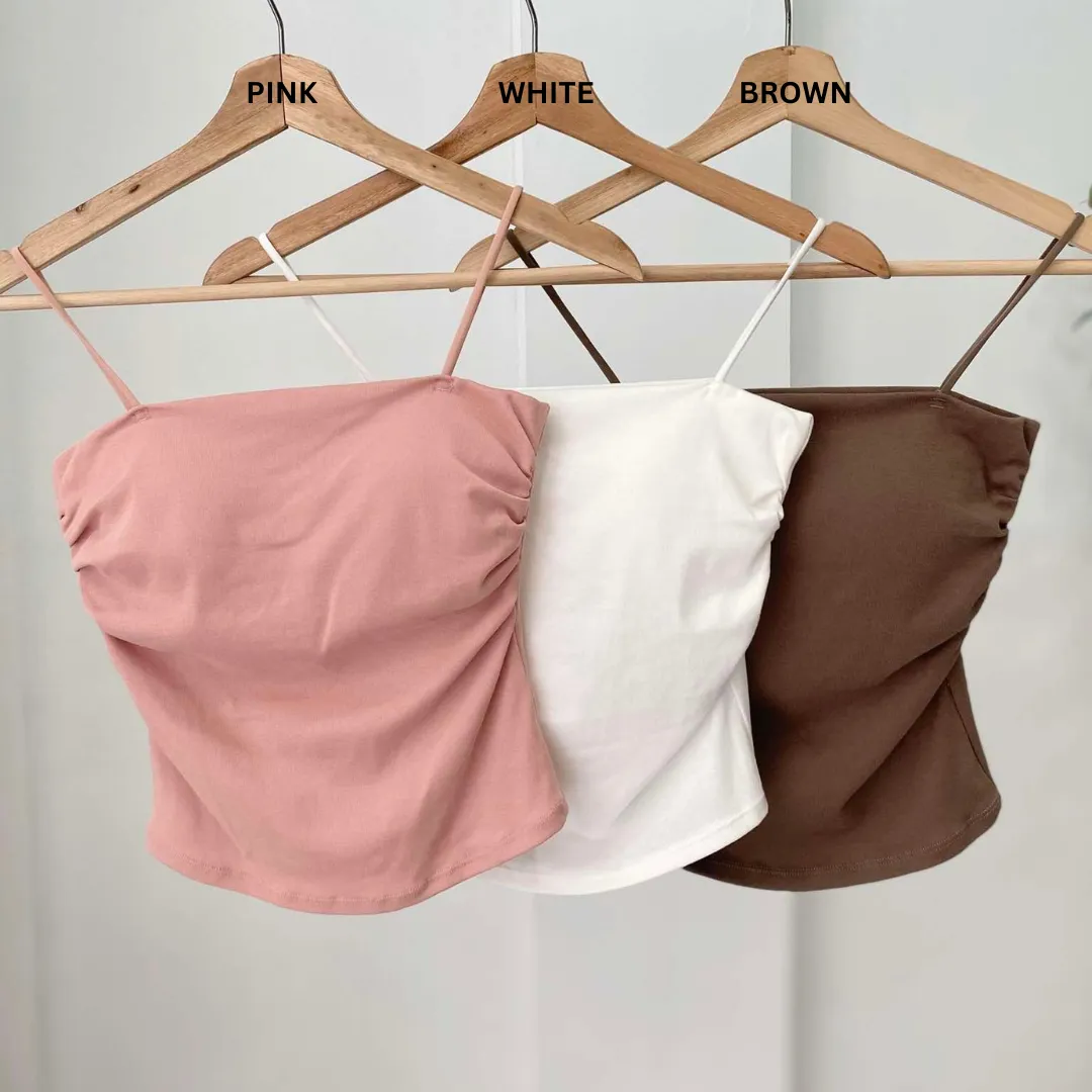Felya Padded Ruched Top