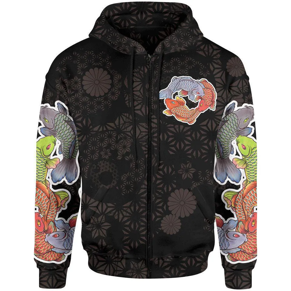 Geisha Zip Hoodie