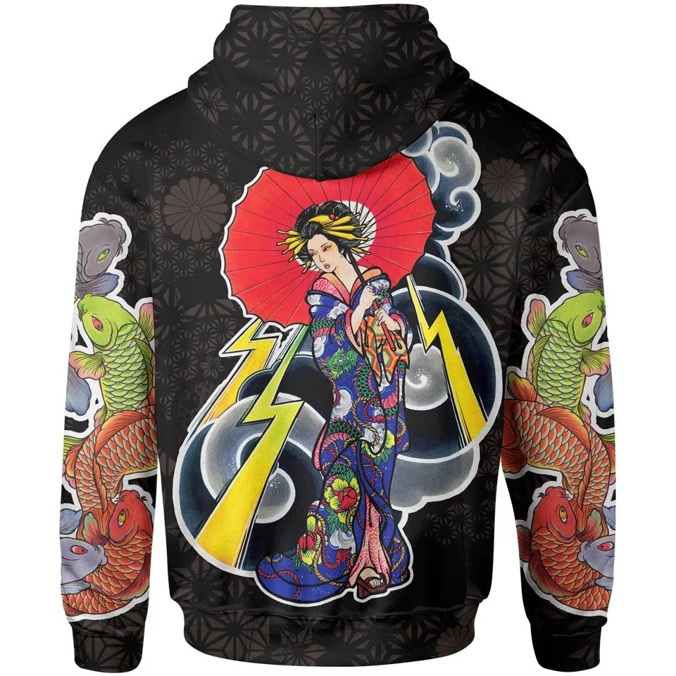 Geisha Zip Hoodie