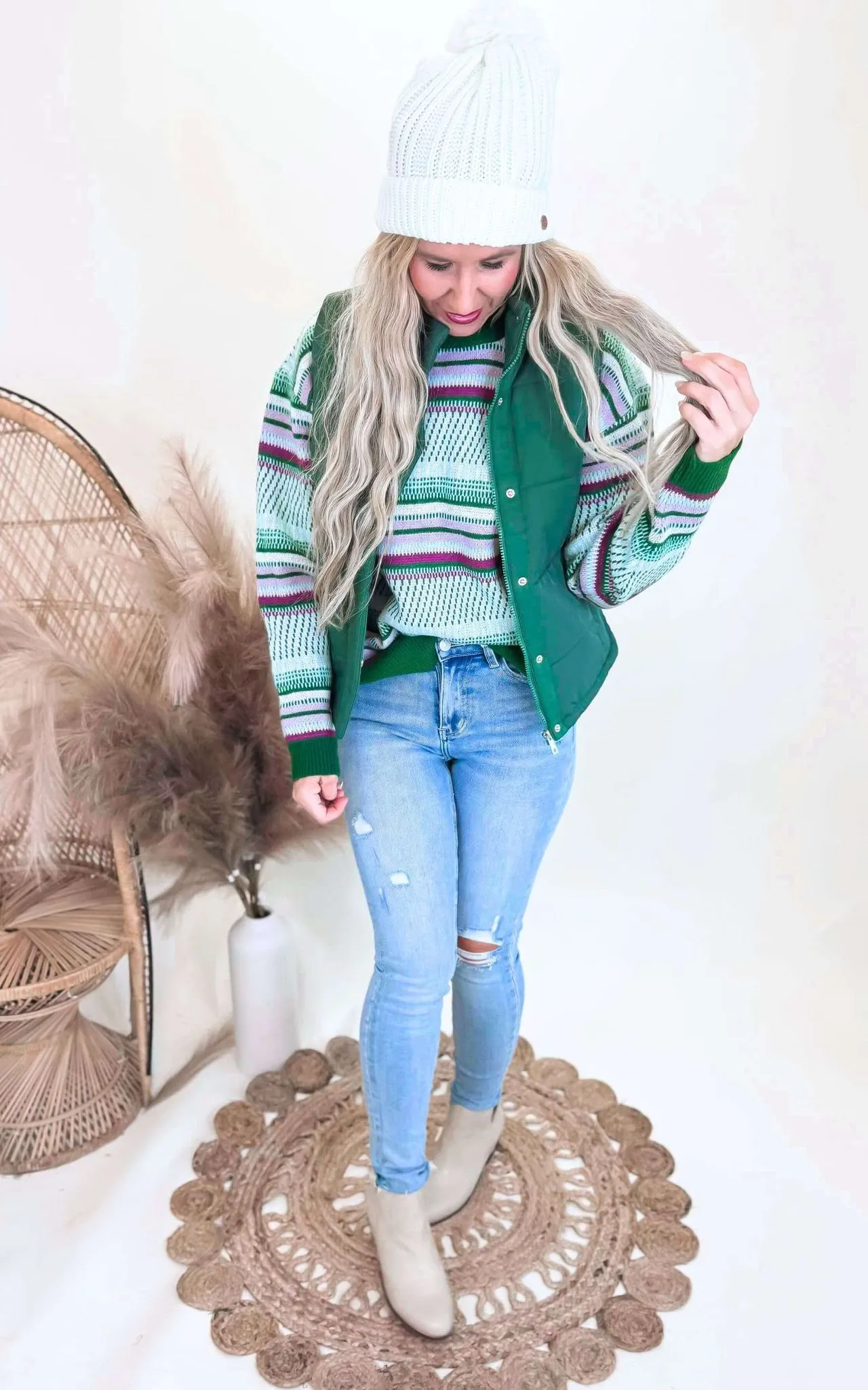 High Low Puffer Vest | Zenana - Final Sale**
