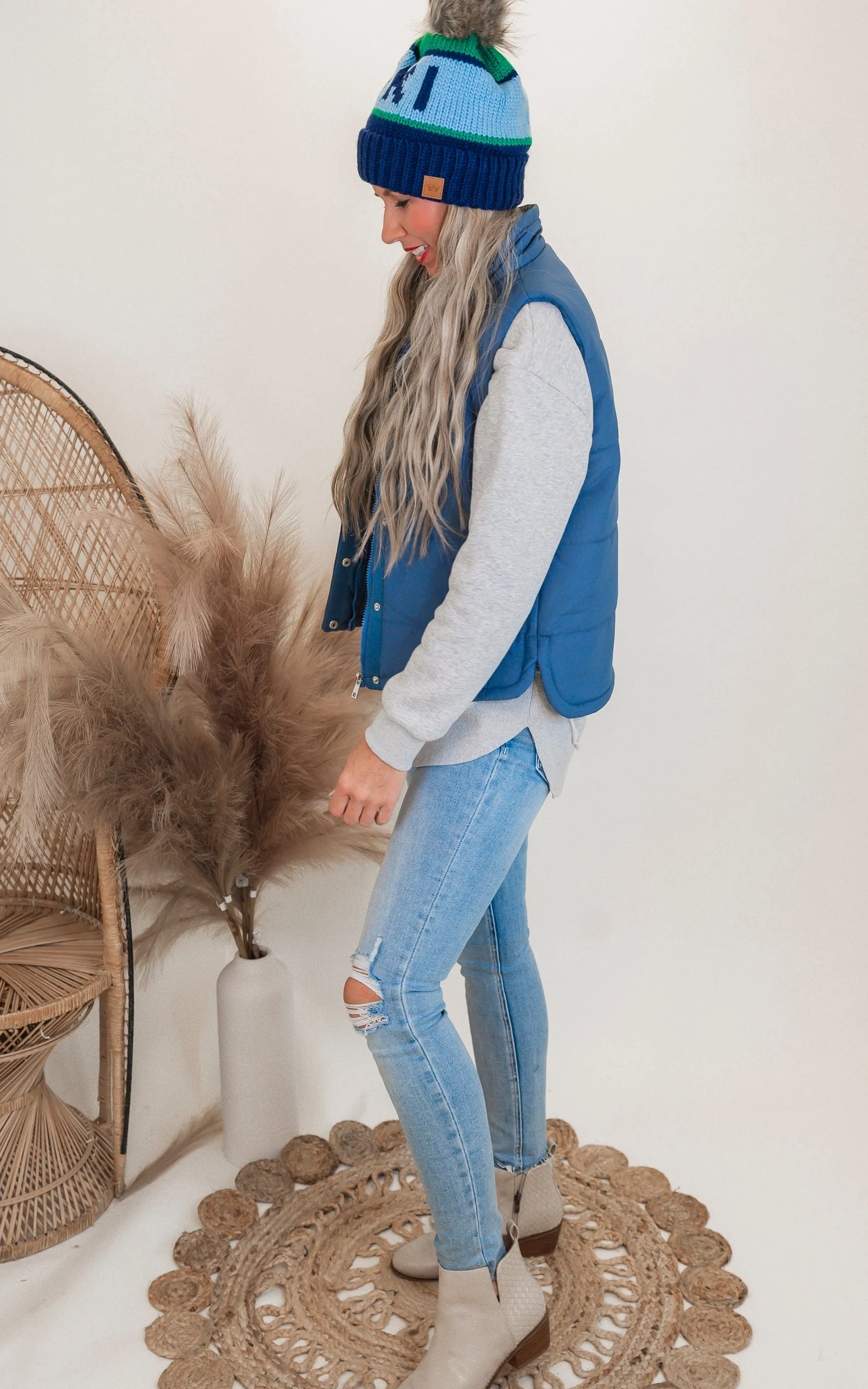 High Low Puffer Vest | Zenana - Final Sale**
