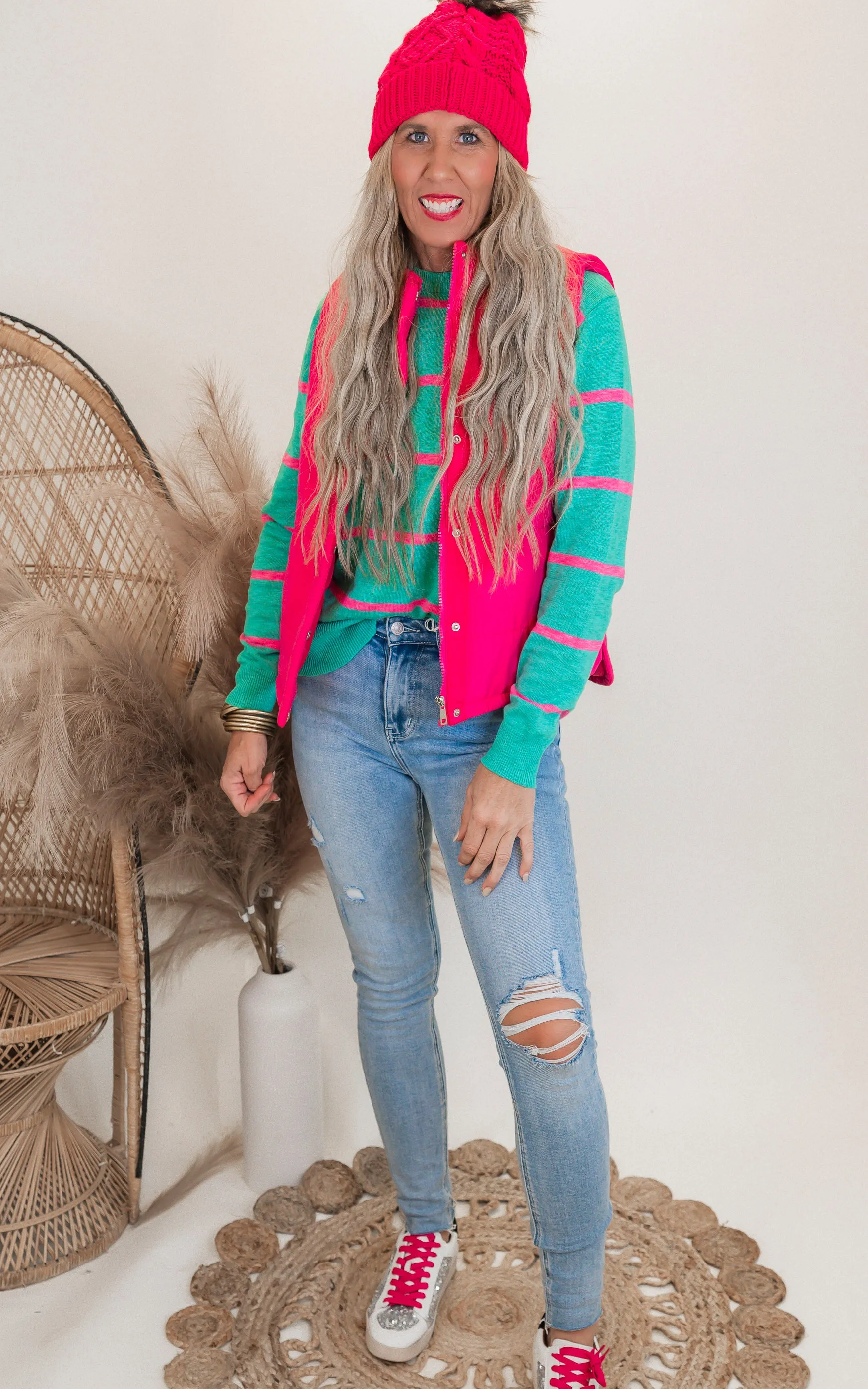 High Low Puffer Vest | Zenana - Final Sale**