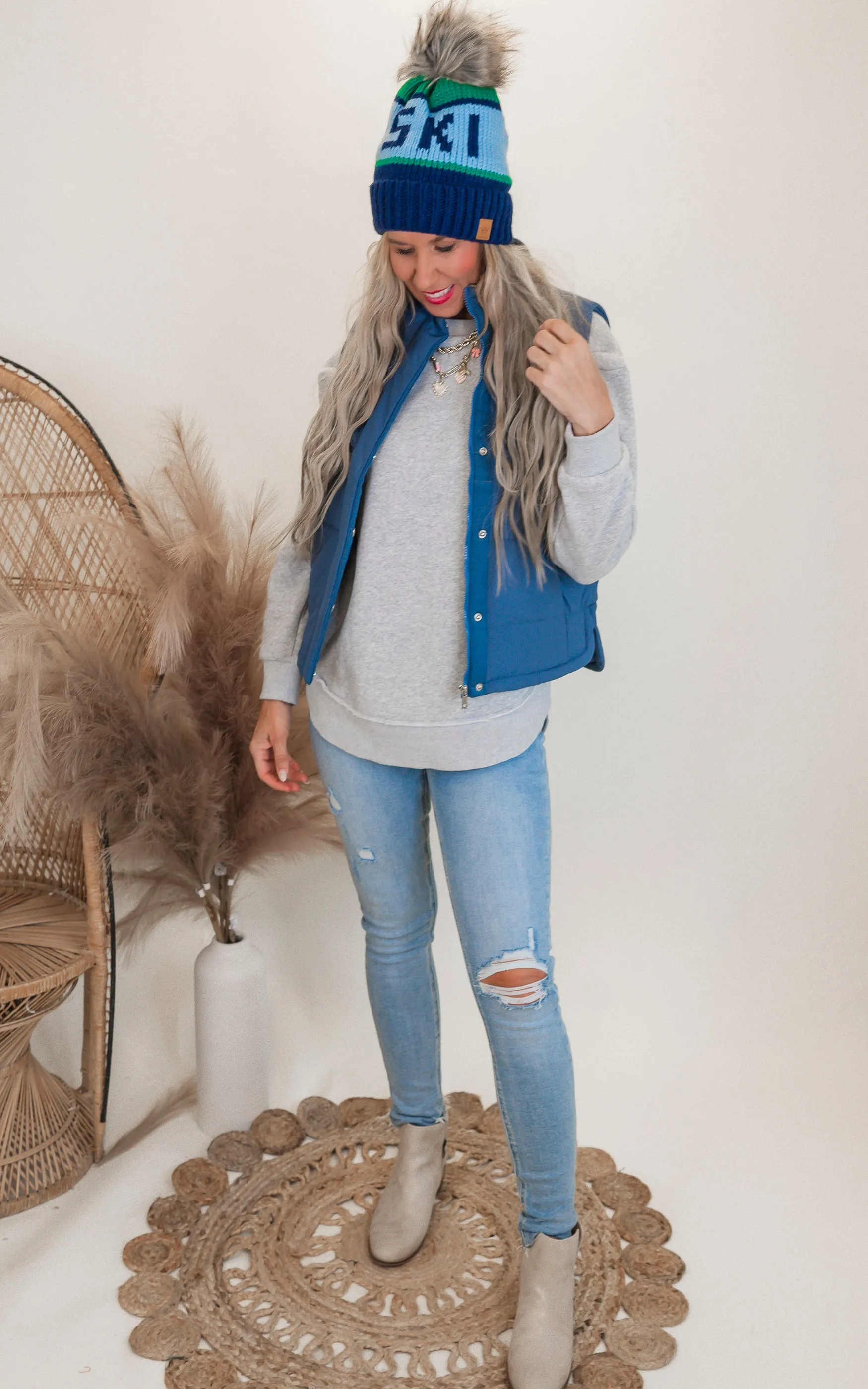 High Low Puffer Vest | Zenana - Final Sale**