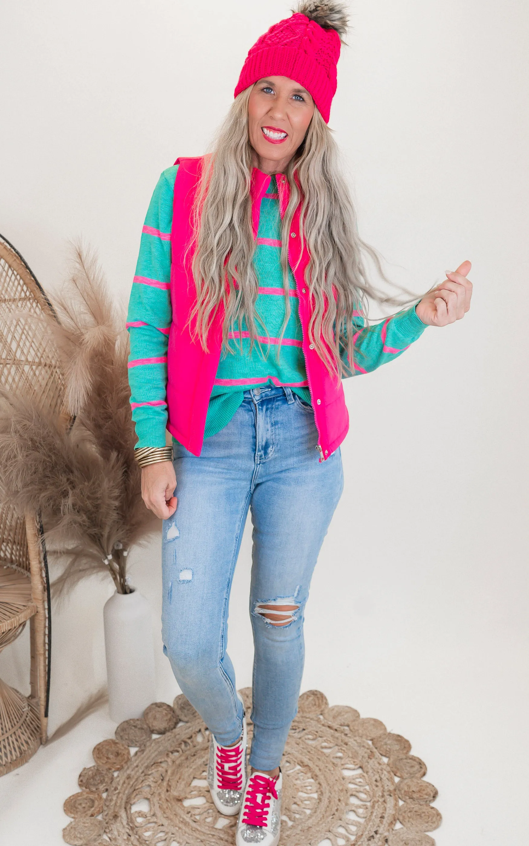 High Low Puffer Vest | Zenana - Final Sale**