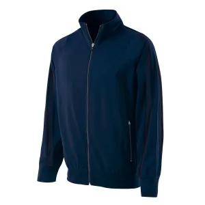 Holloway Youth Navy/Navy Full Zip Determination Jacket