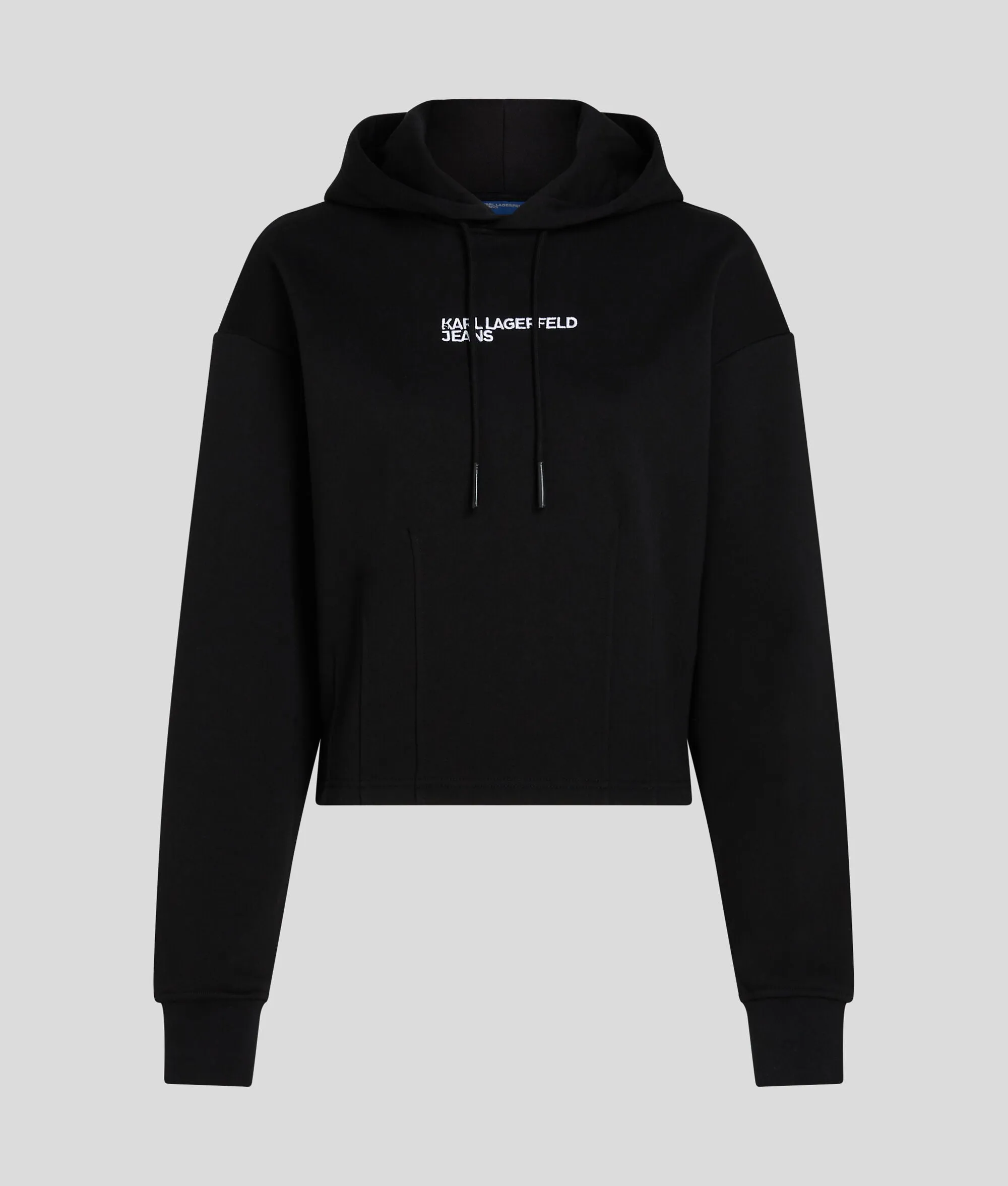 Karl Lagerfeld Pintuck Hoodie | Black