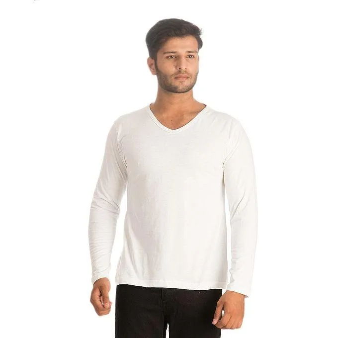Mardaz Pack of 5 - Multicolor Cotton V-neck T-shirts for Men