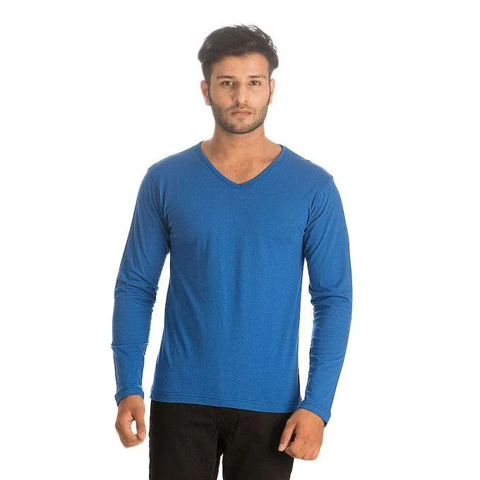 Mardaz Pack of 5 - Multicolor Cotton V-neck T-shirts for Men