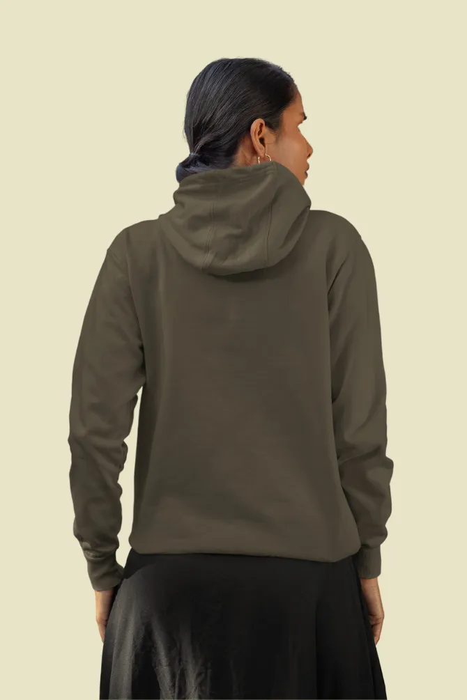 Olive Green Hoodie for women
