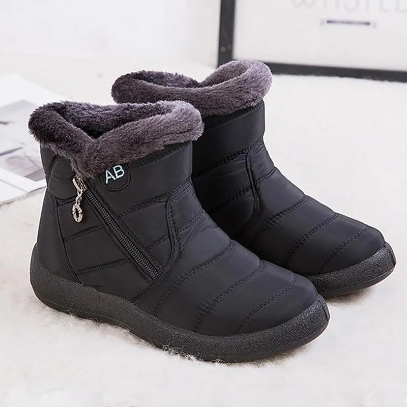 Padded ankle boots