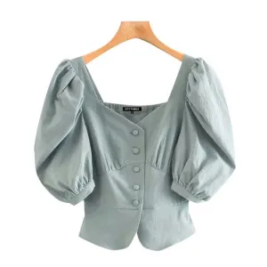 PUFF SLEEVE TOP