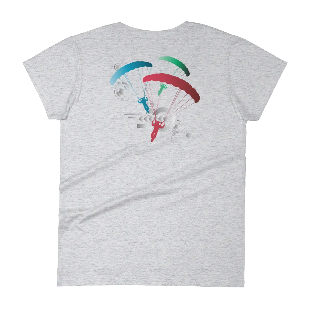 Skydive Competition - Full Edition - Women`s Colored T-Shirts