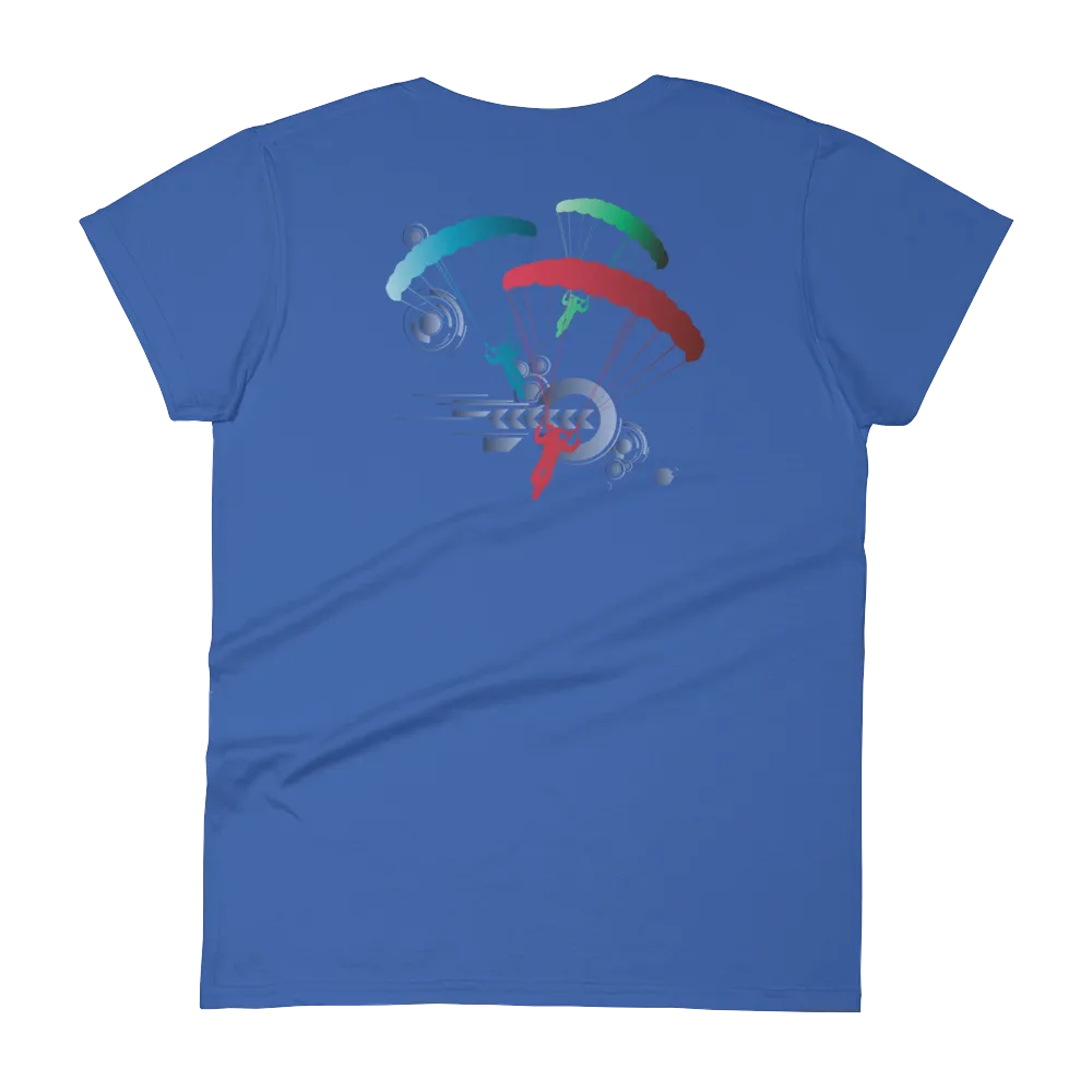 Skydive Competition - Full Edition - Women`s Colored T-Shirts