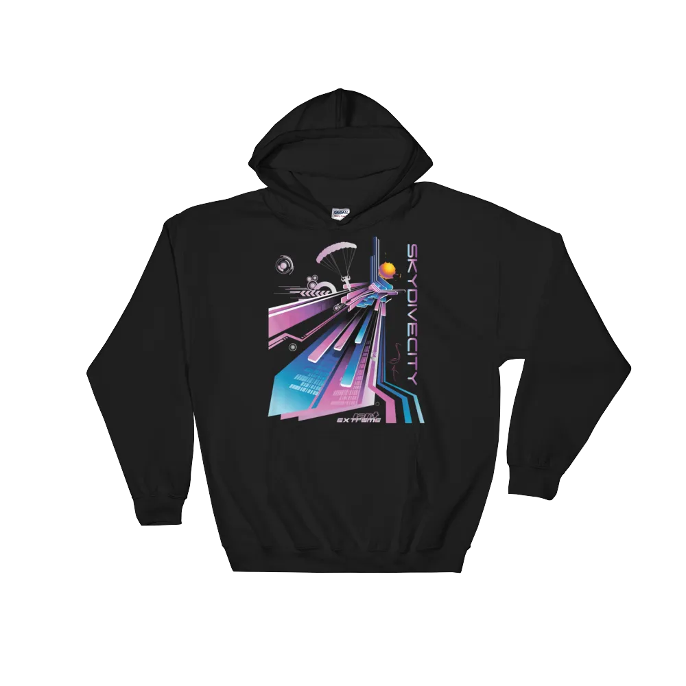 Skydiving Hoodie - Skydive City - Flamingo - Unisex Hooded Sweatshirt
