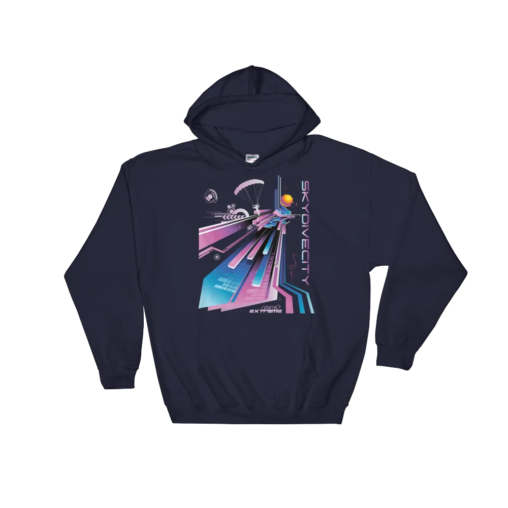 Skydiving Hoodie - Skydive City - Flamingo - Unisex Hooded Sweatshirt