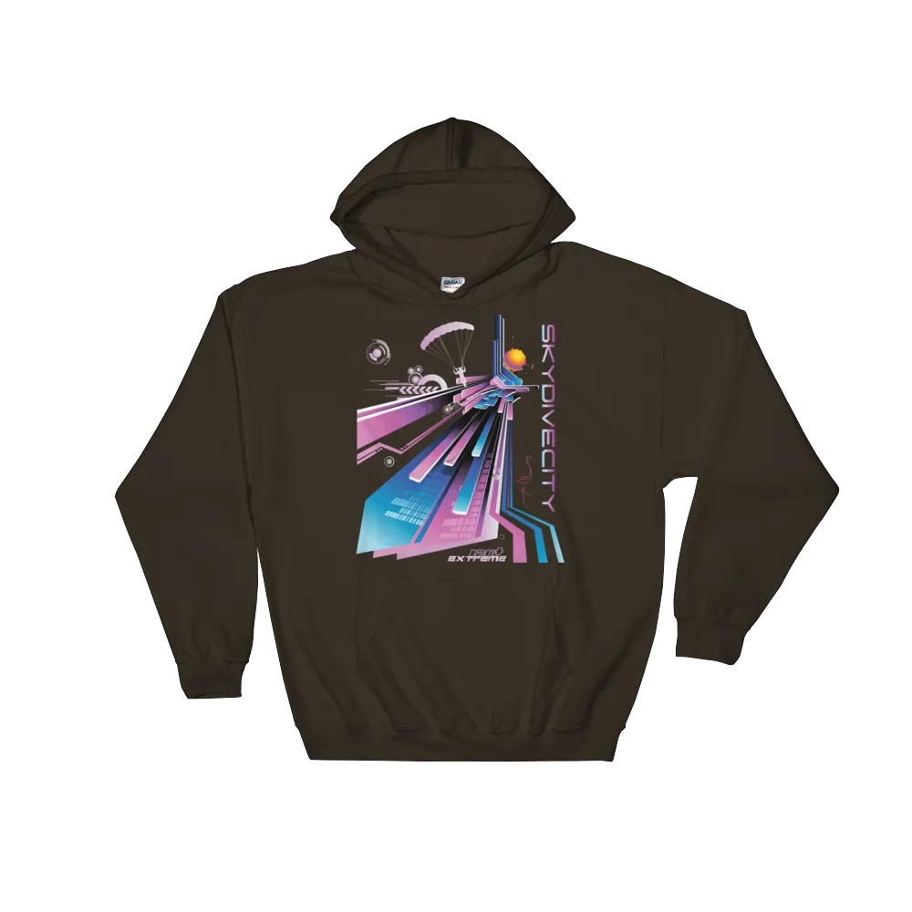 Skydiving Hoodie - Skydive City - Flamingo - Unisex Hooded Sweatshirt