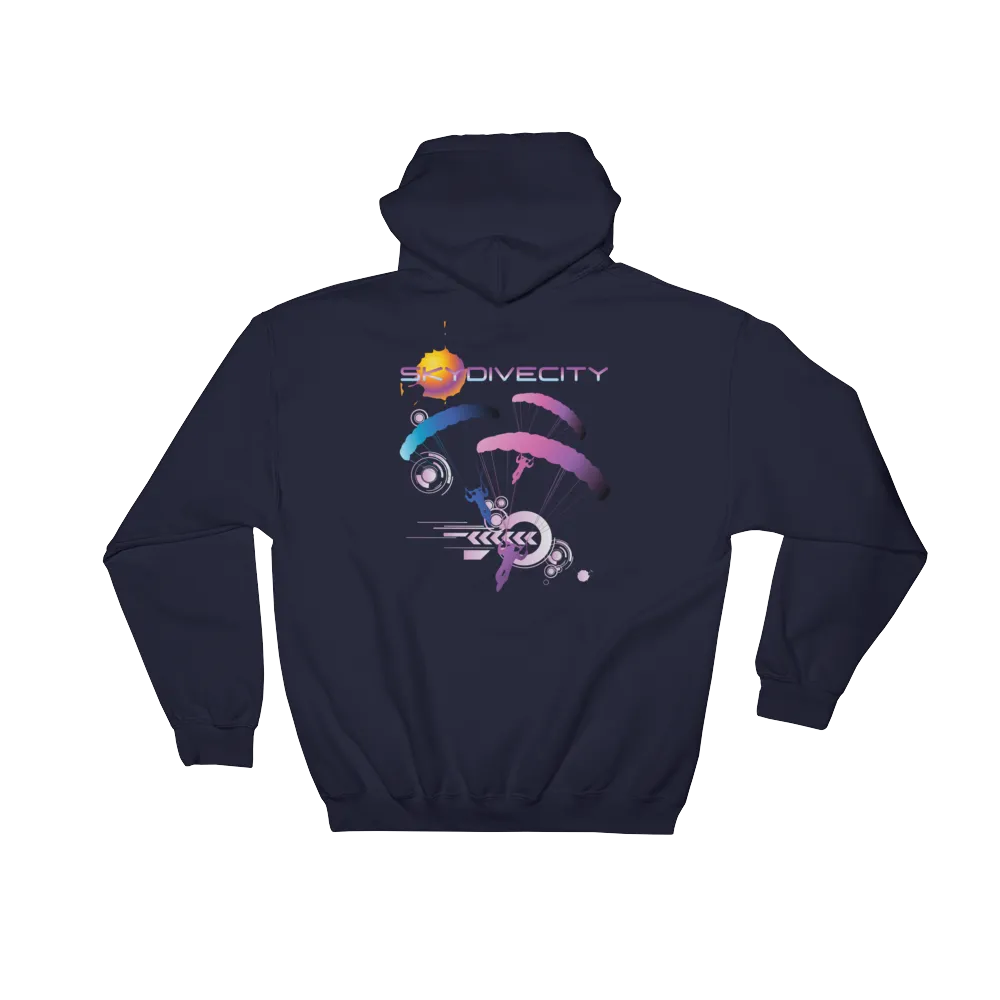 Skydiving Hoodie - Skydive City - Flamingo - Unisex Hooded Sweatshirt