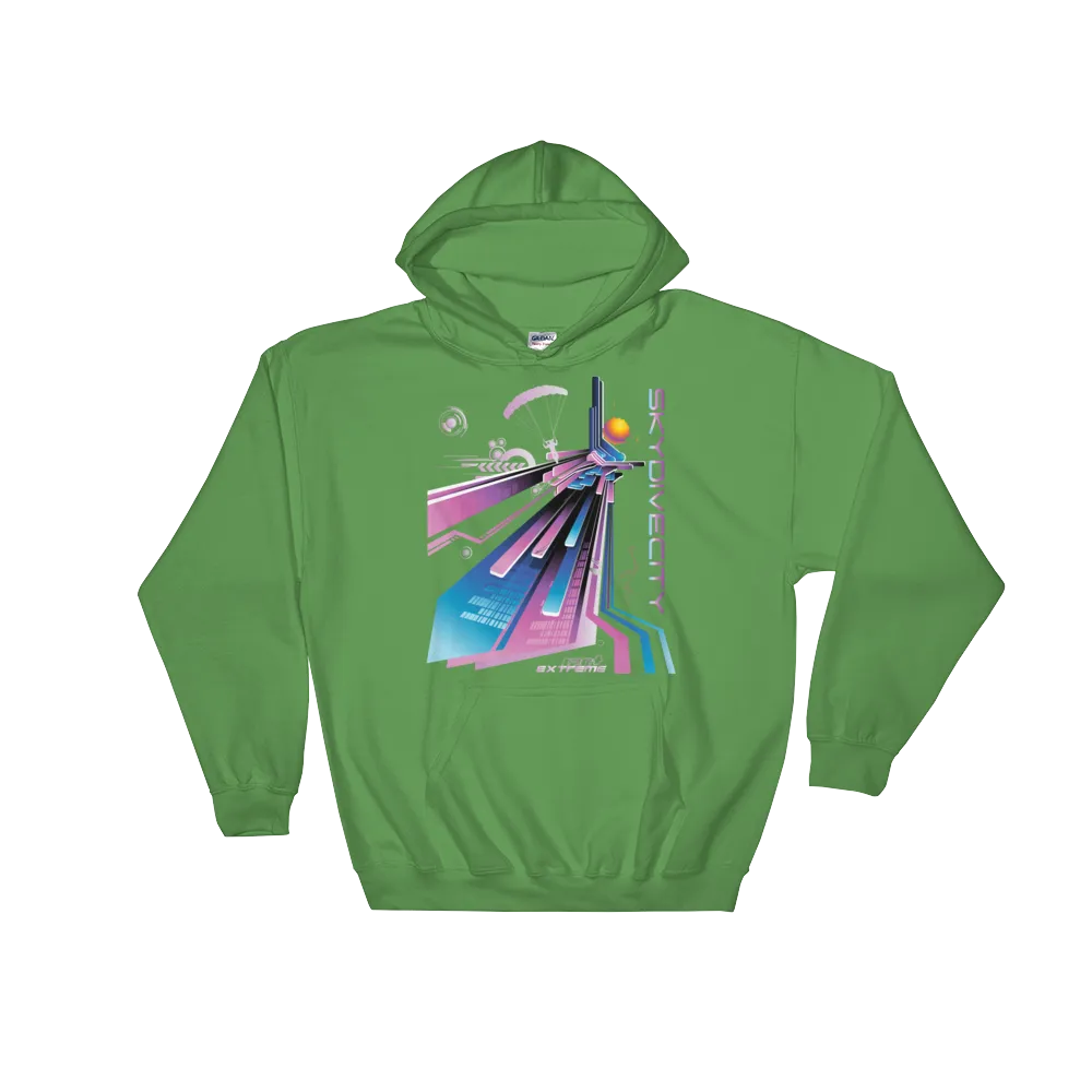 Skydiving Hoodie - Skydive City - Flamingo - Unisex Hooded Sweatshirt