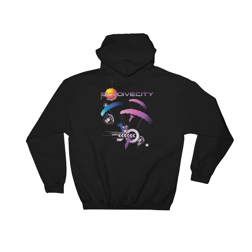 Skydiving Hoodie - Skydive City - Flamingo - Unisex Hooded Sweatshirt