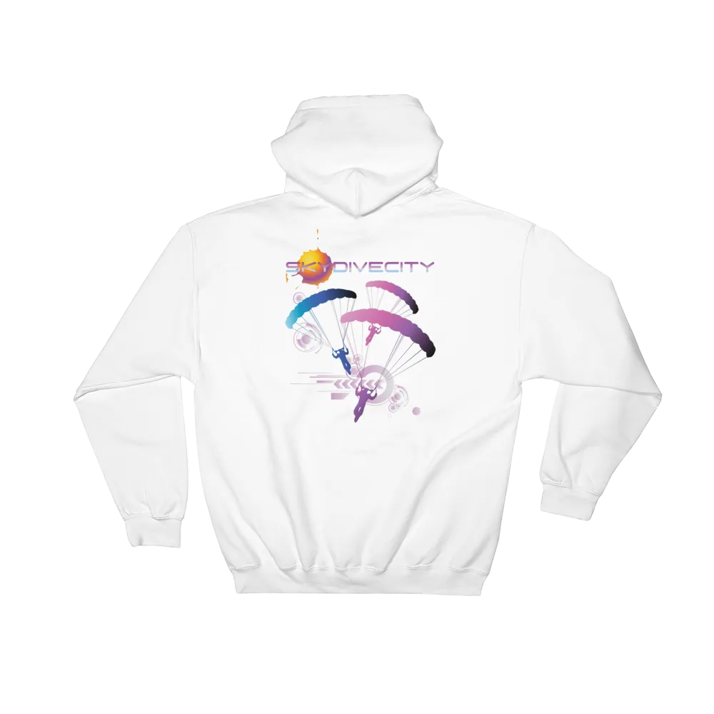 Skydiving Hoodie - Skydive City - Flamingo - Unisex Hooded Sweatshirt