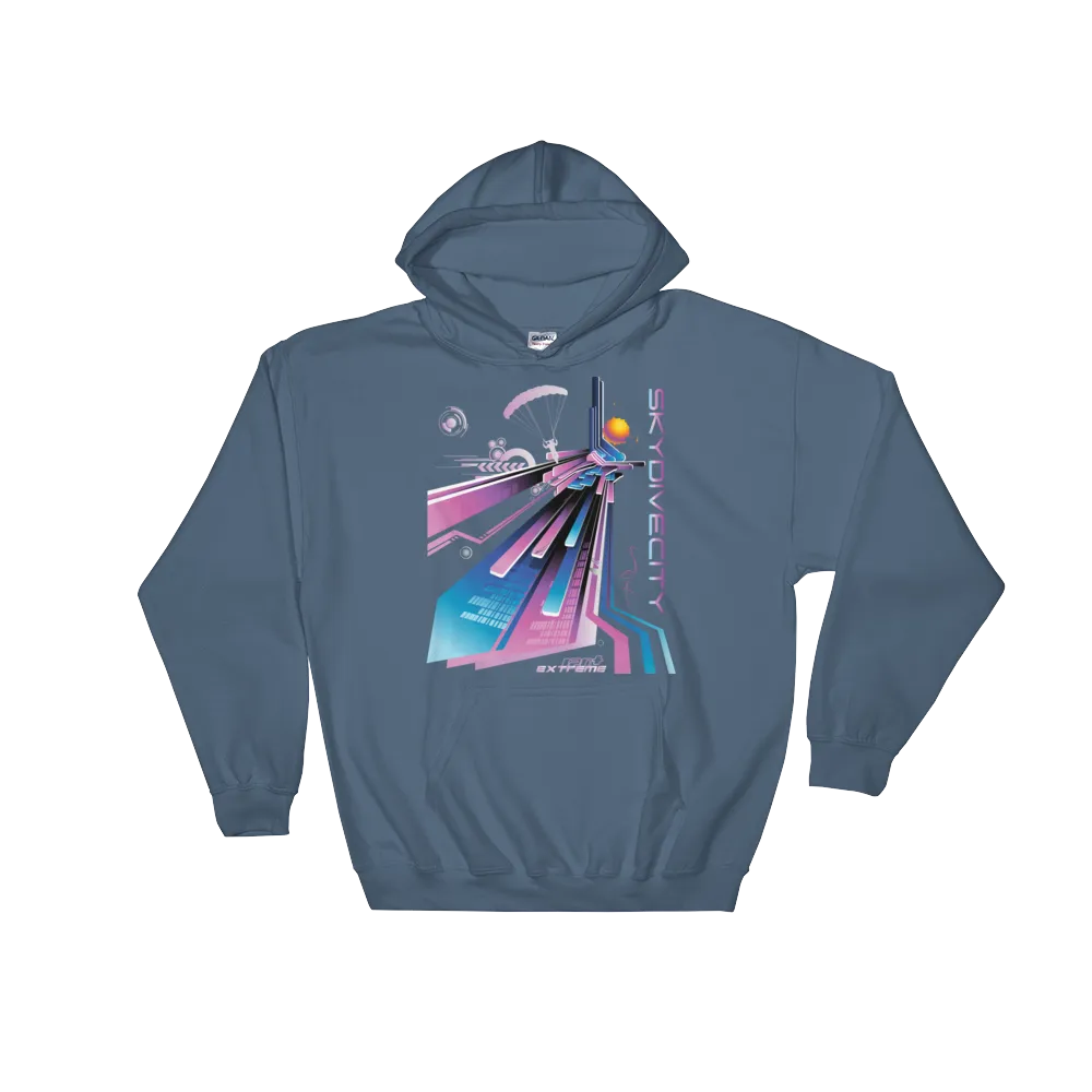 Skydiving Hoodie - Skydive City - Flamingo - Unisex Hooded Sweatshirt