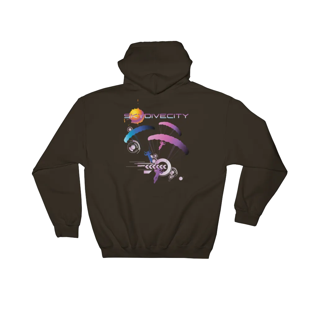 Skydiving Hoodie - Skydive City - Flamingo - Unisex Hooded Sweatshirt