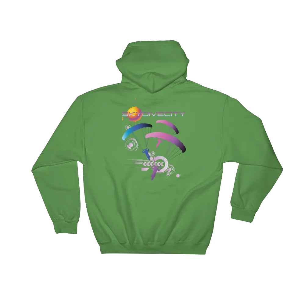 Skydiving Hoodie - Skydive City - Flamingo - Unisex Hooded Sweatshirt