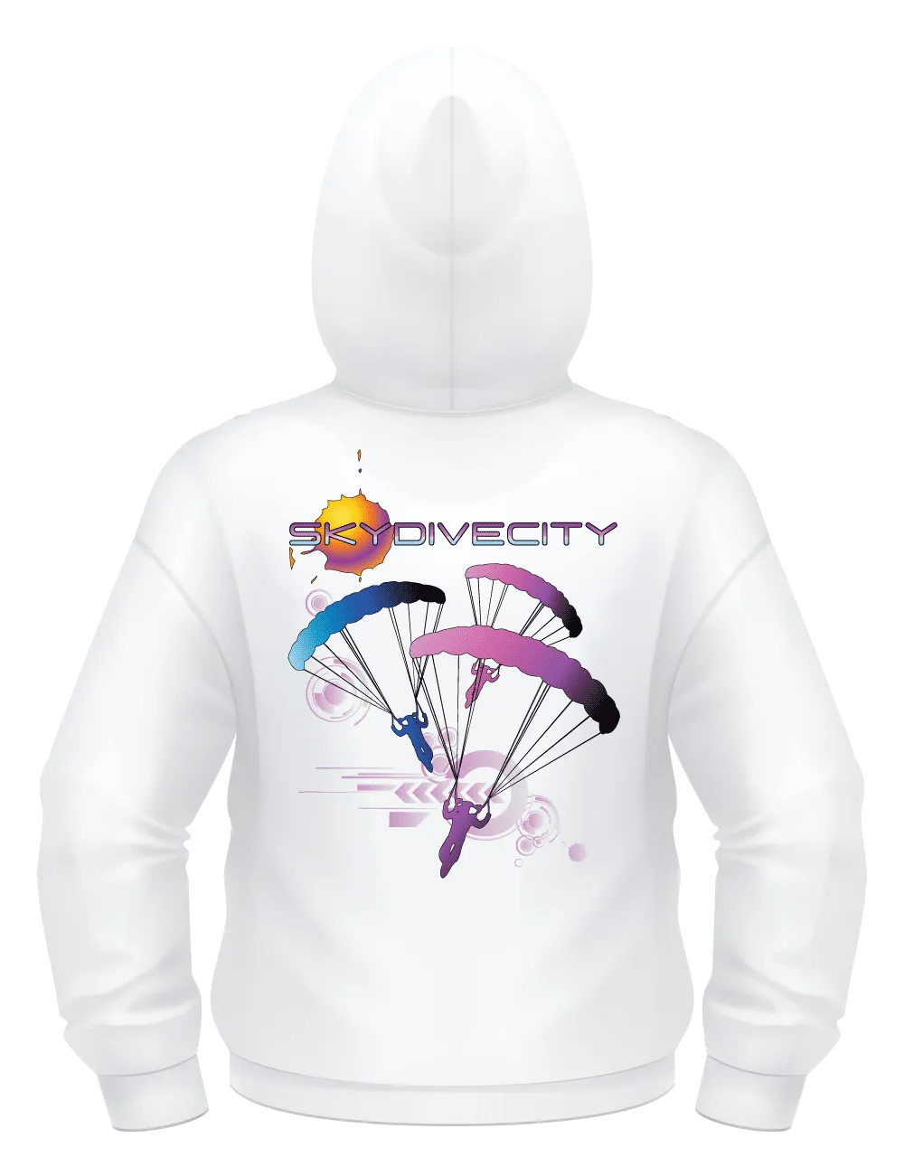 Skydiving Hoodie - Skydive City - Flamingo - Unisex Hooded Sweatshirt