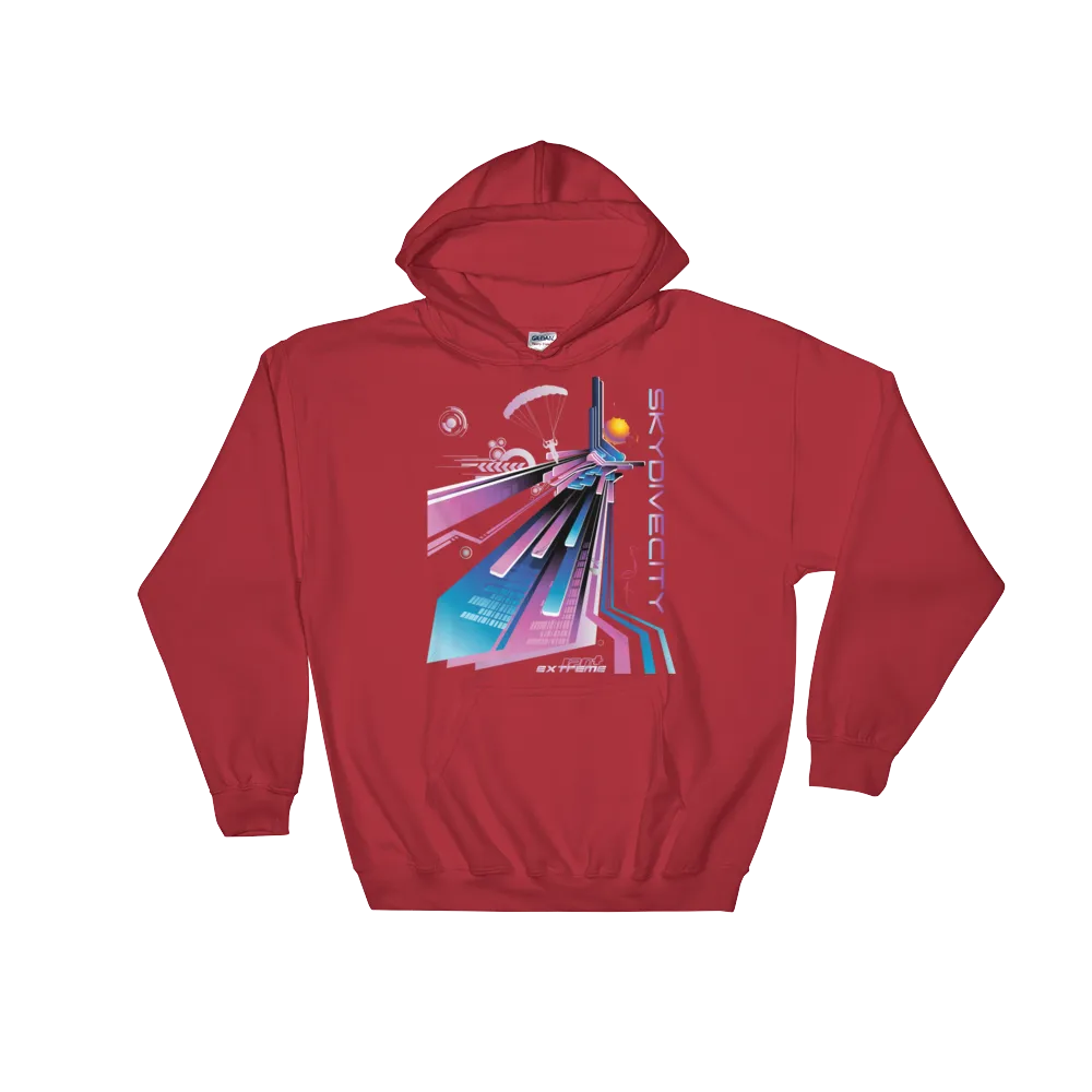 Skydiving Hoodie - Skydive City - Flamingo - Unisex Hooded Sweatshirt