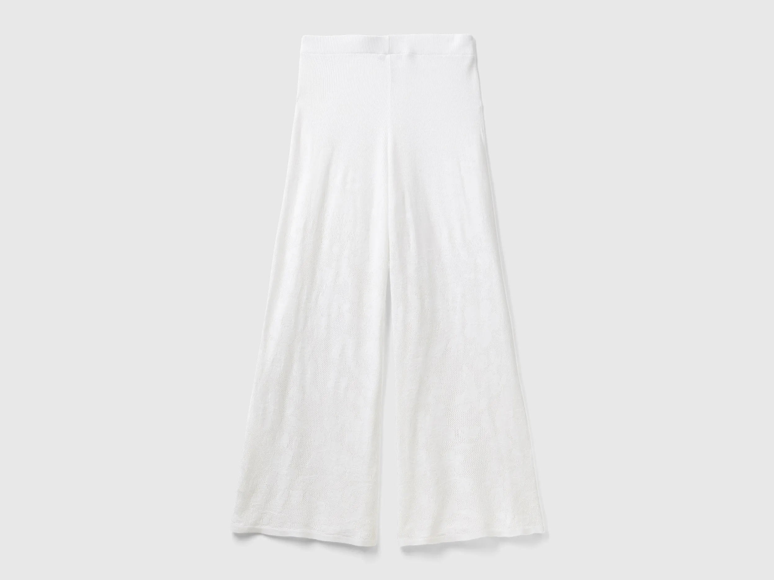 Solid Flared Fit Trousers