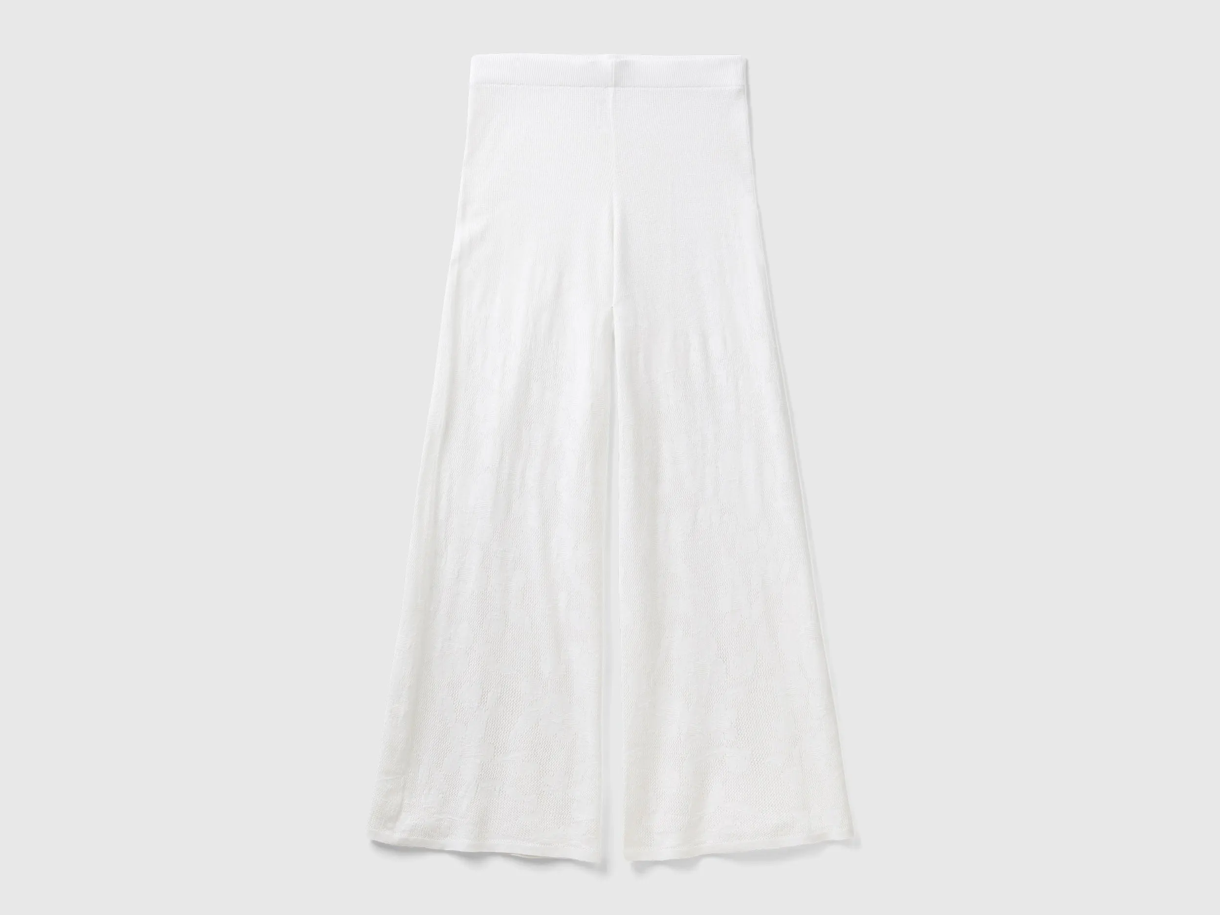Solid Flared Fit Trousers