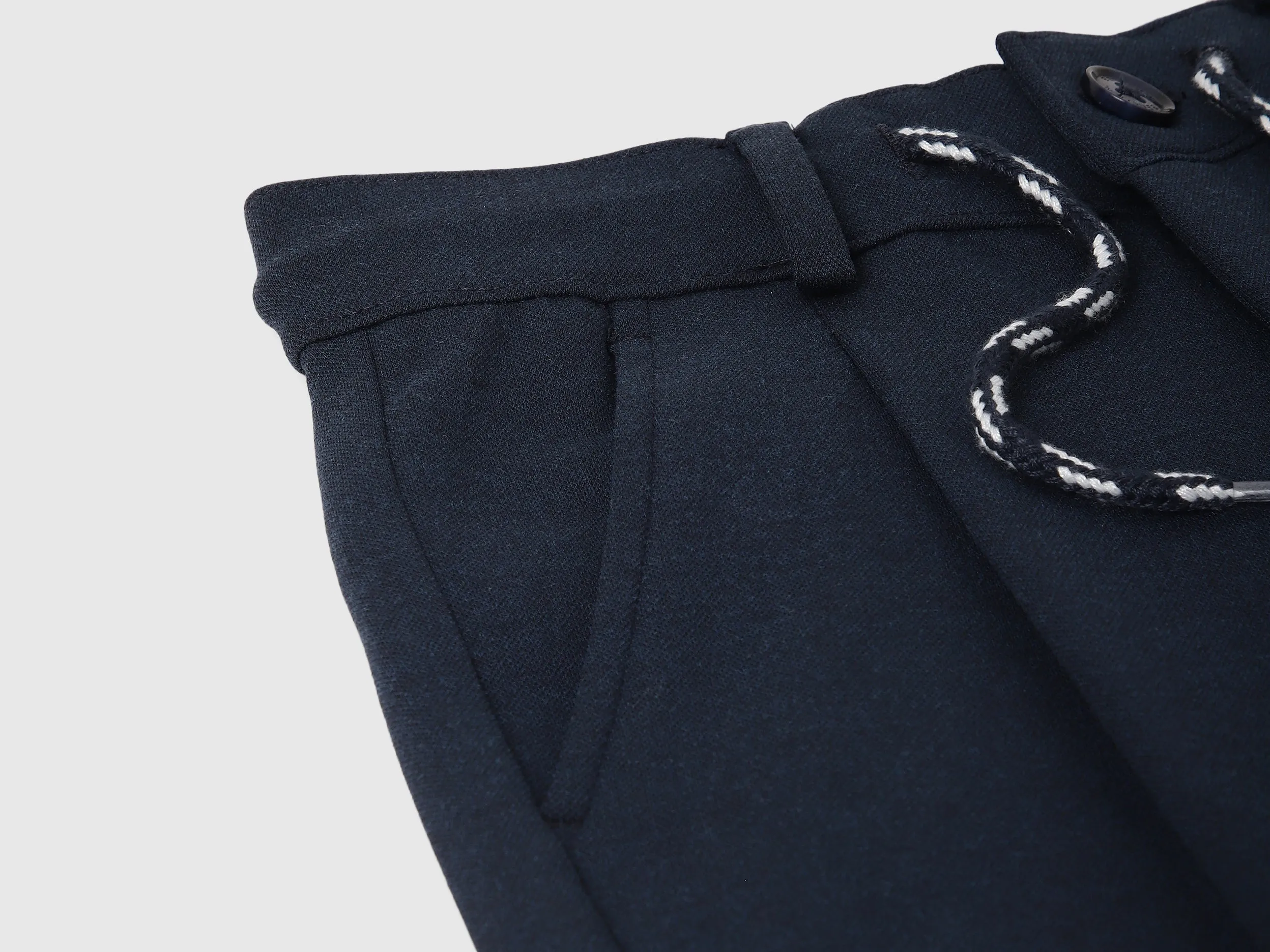 Textured Regular Fit Trousers