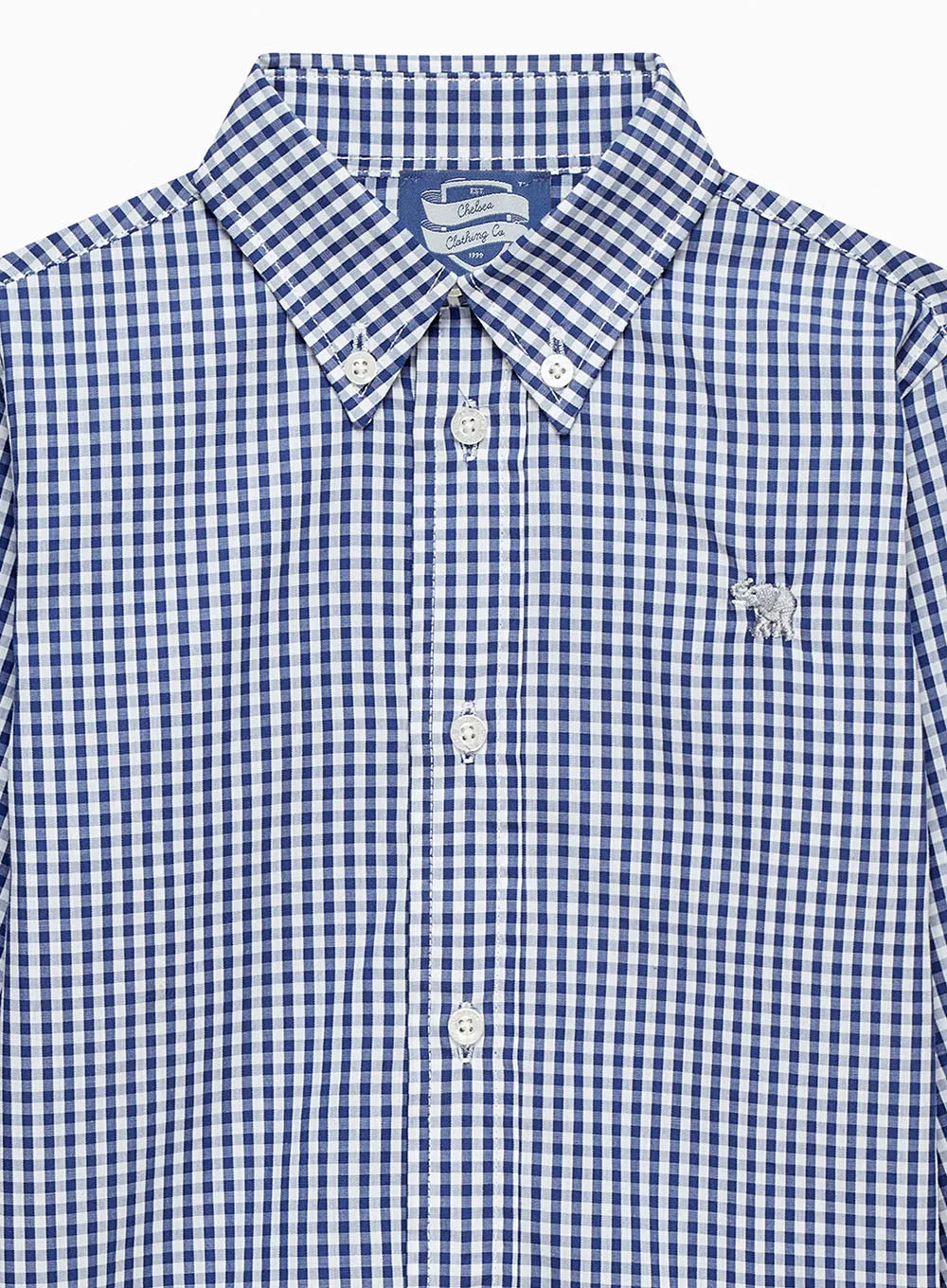 Thomas Shirt in Navy Gingham