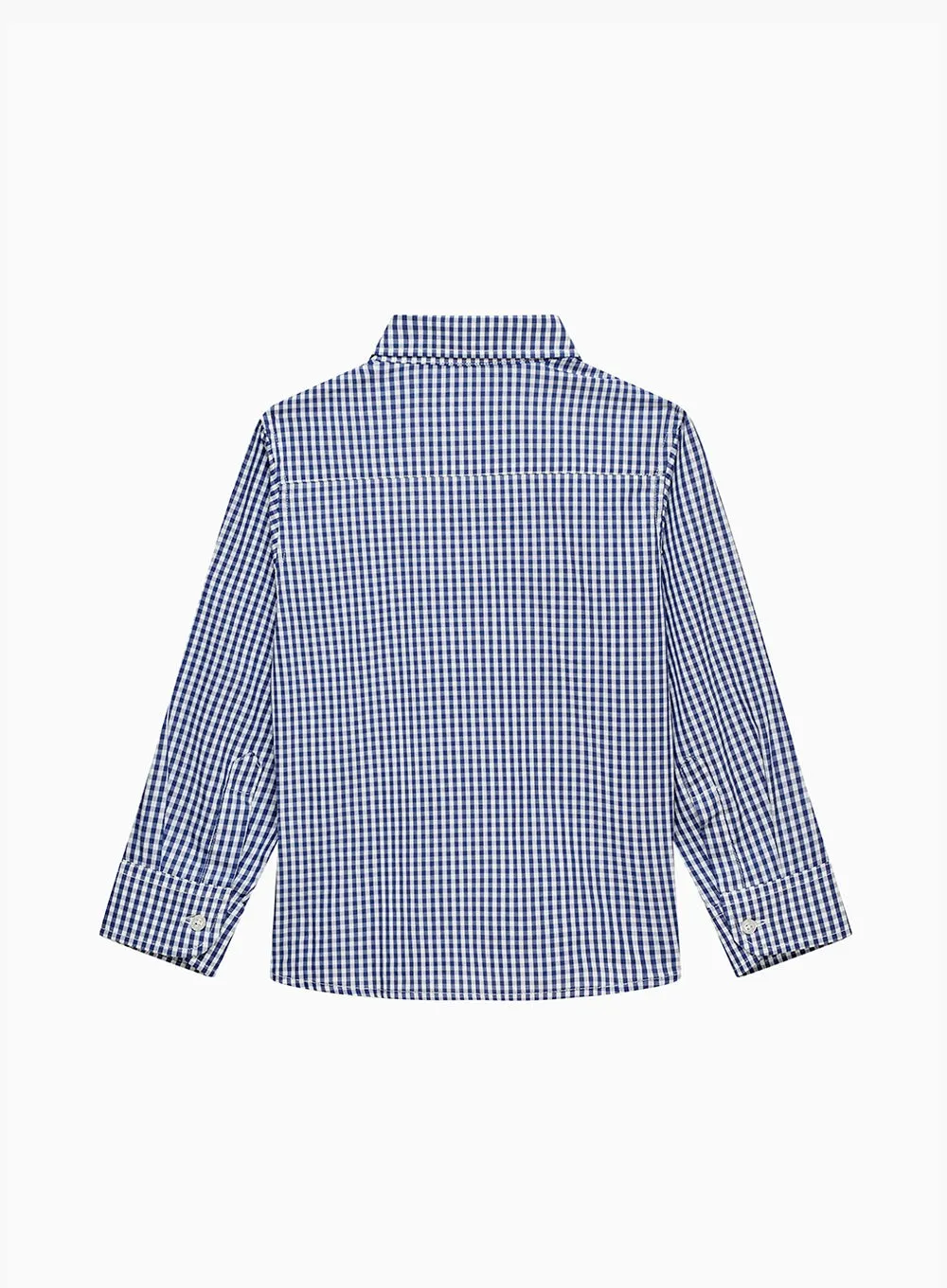 Thomas Shirt in Navy Gingham