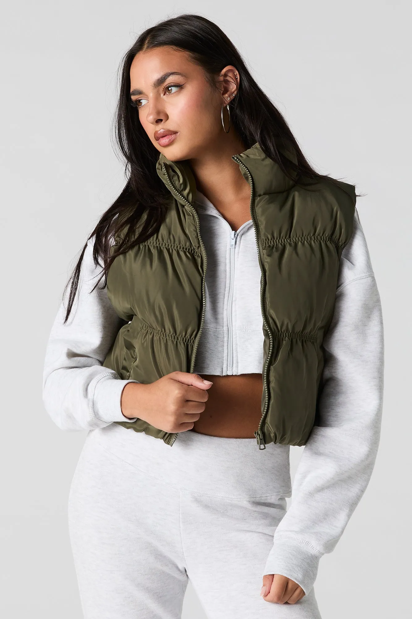 Veste cintrée bouffante